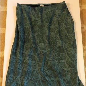 Midi Length Skirt